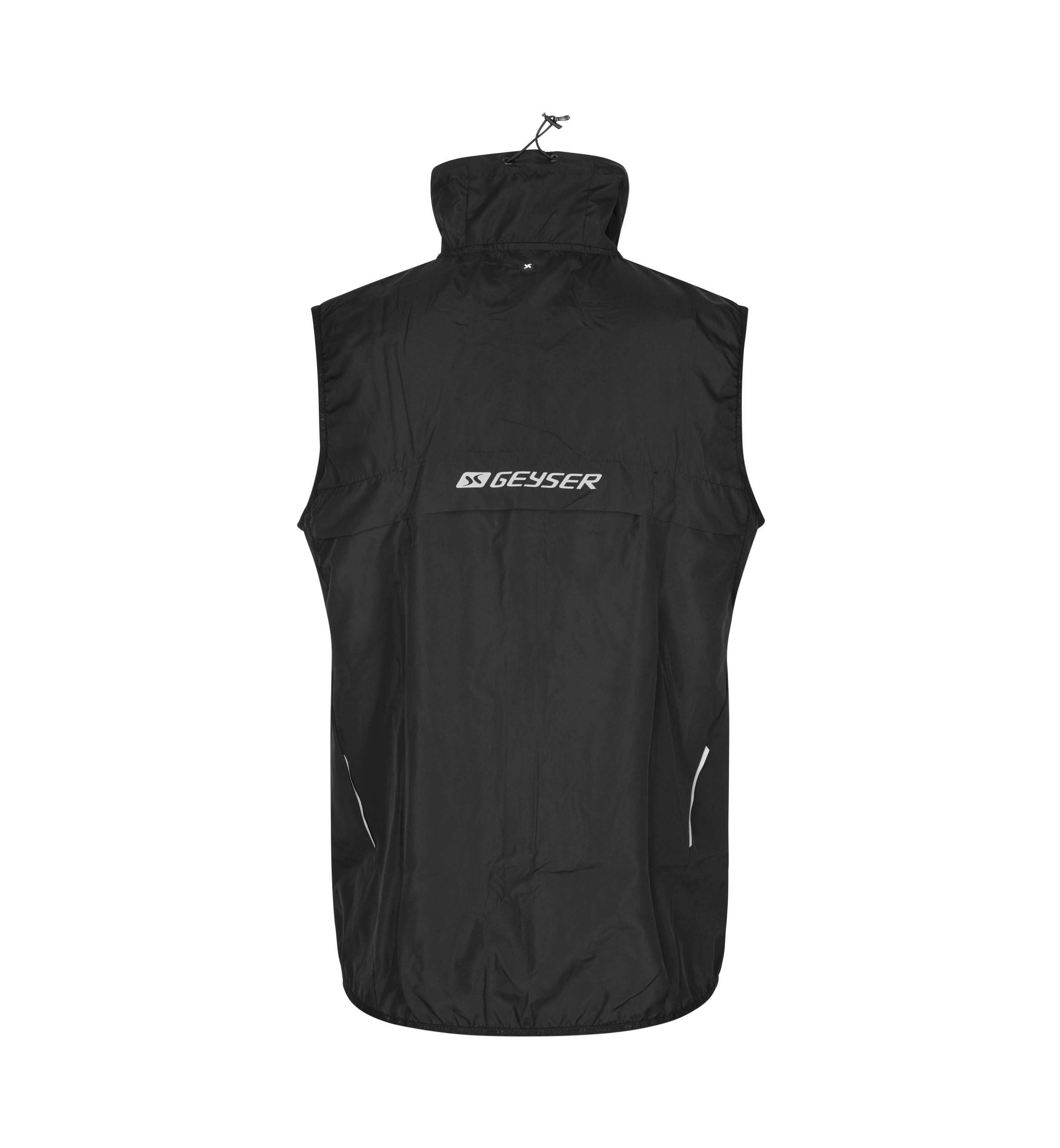 ID G21014 GEYSER running vest | light nærbillede med logo