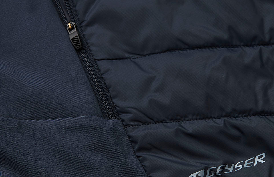 ID G21033 GEYSER hybrid vest detalje til broderi