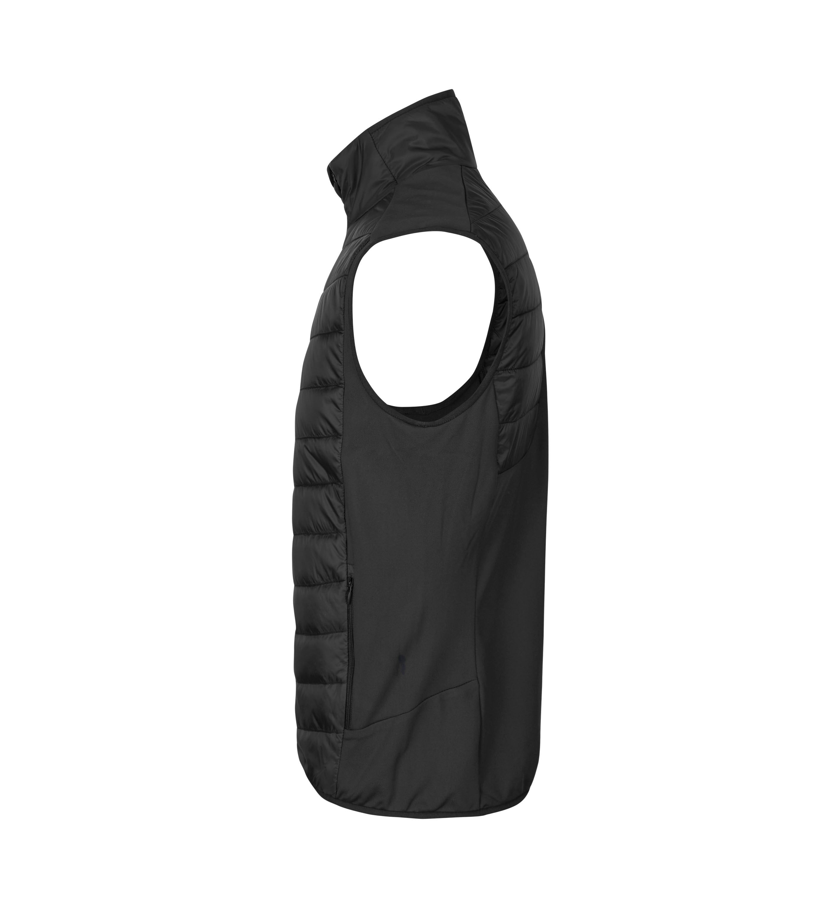 ID G21033 GEYSER hybrid vest detalje med firmalogo