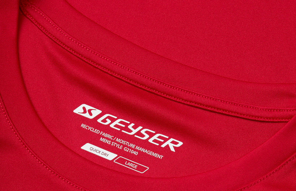 ID G21040 GEYSER T-shirt | essential nærbillede til broderi