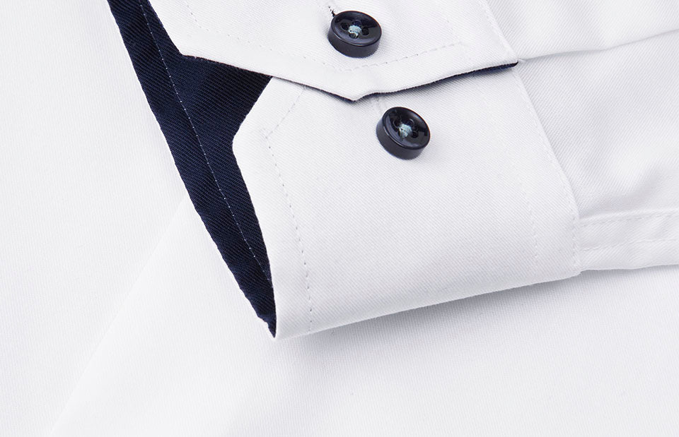 ID S371 SEVEN SEAS Fine Twill Contrast | slim detalje til broderi