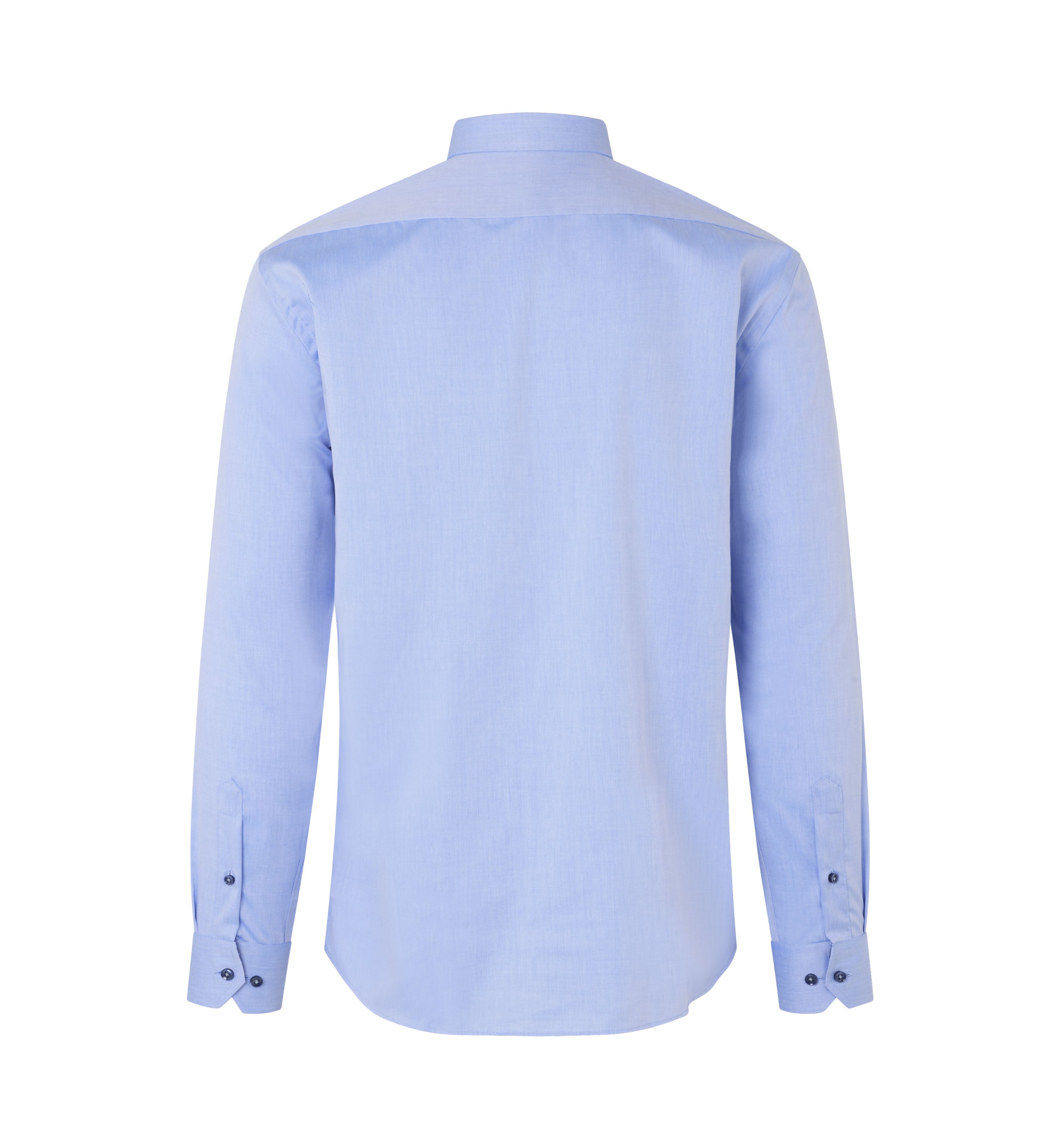 ID S371 SEVEN SEAS Fine Twill Contrast | slim nærbillede med logo