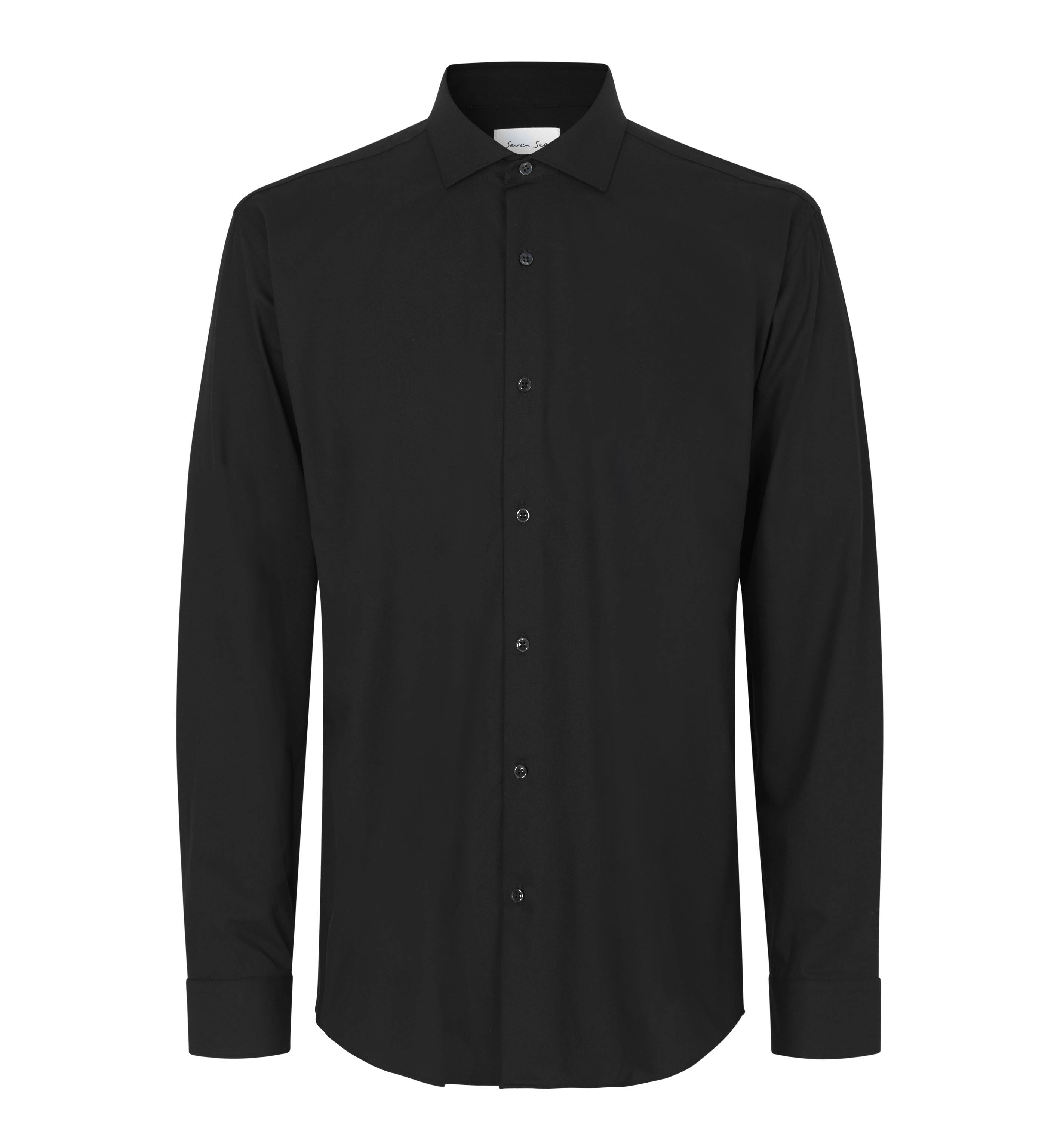 ID S50 SEVEN SEAS Hybrid shirt | modern nærbillede med firmalogo