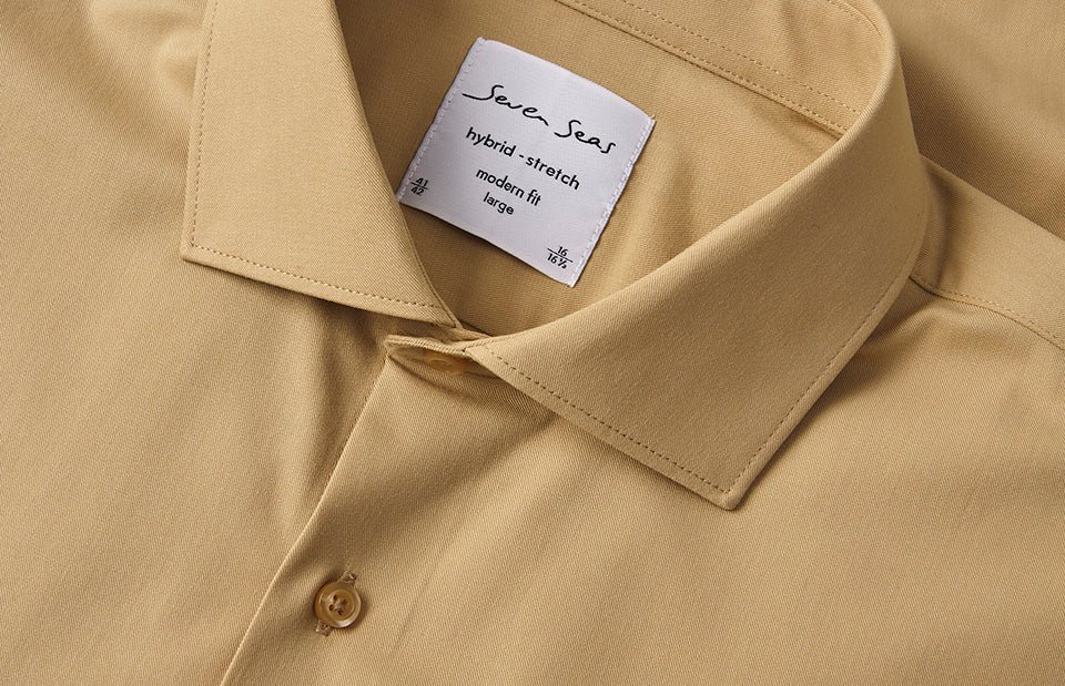 ID S51 SEVEN SEAS Hybrid shirt | slim produktbillede med tryk