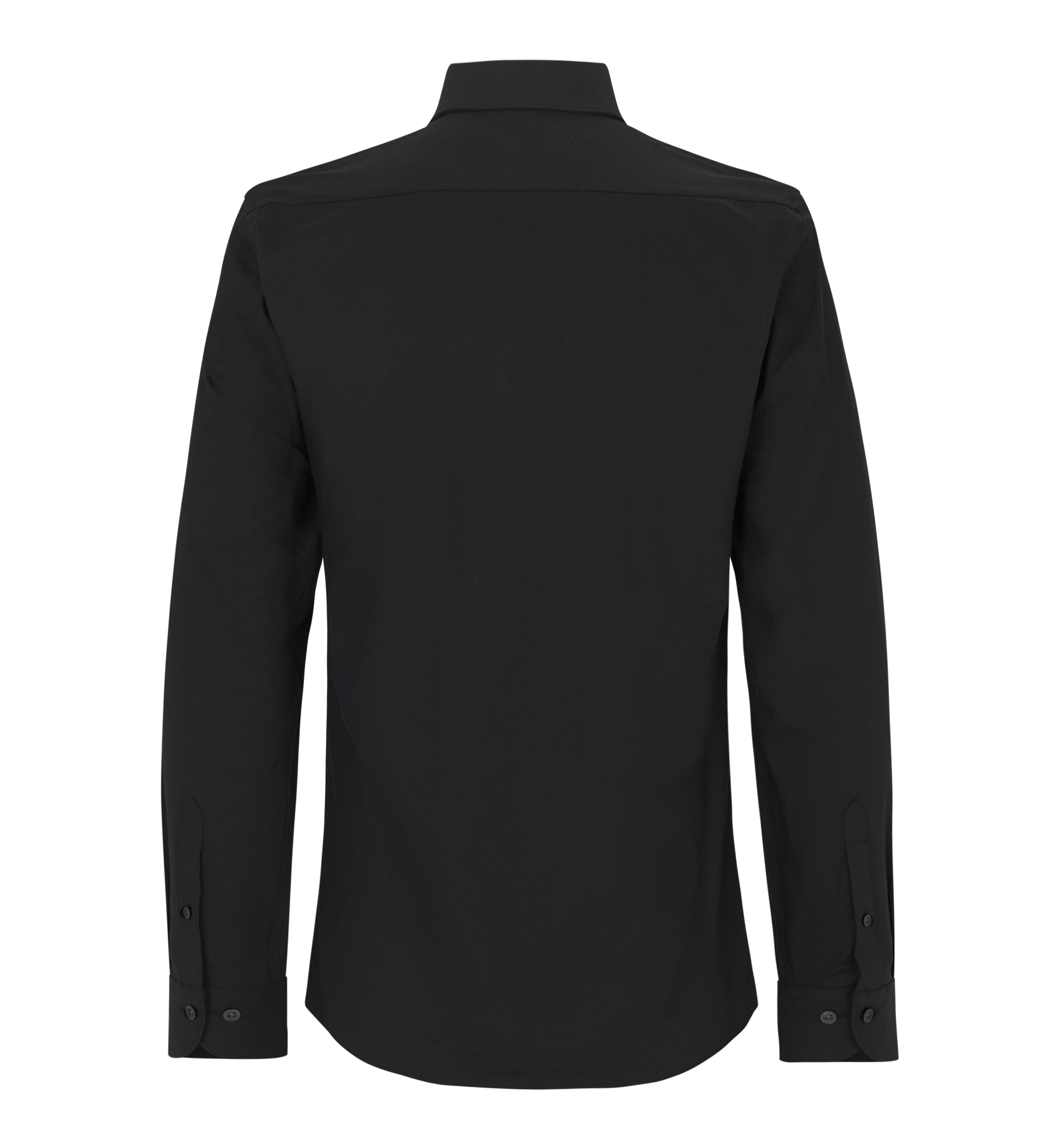 ID S51 SEVEN SEAS Hybrid shirt | slim nærbillede med firmalogo