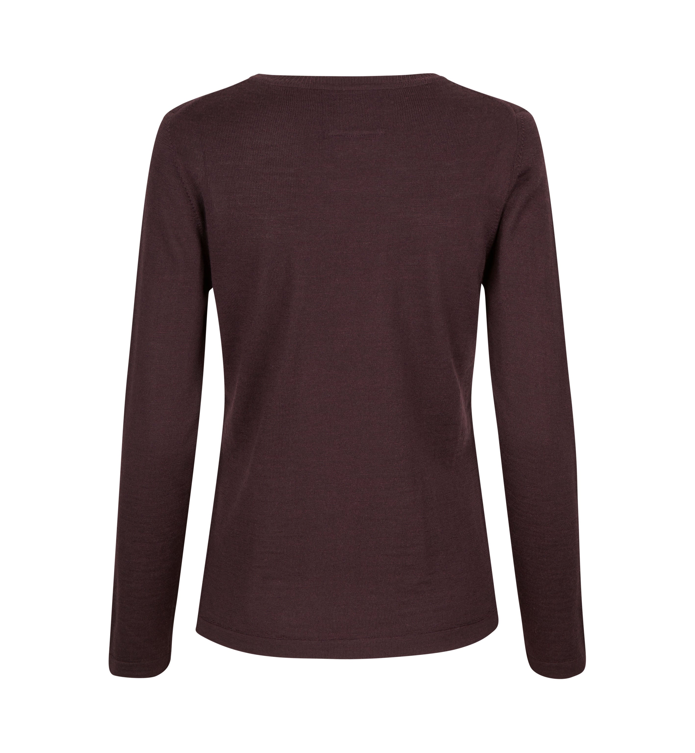 ID S640 SEVEN SEAS The knit | o-neck | dame detalje med logo