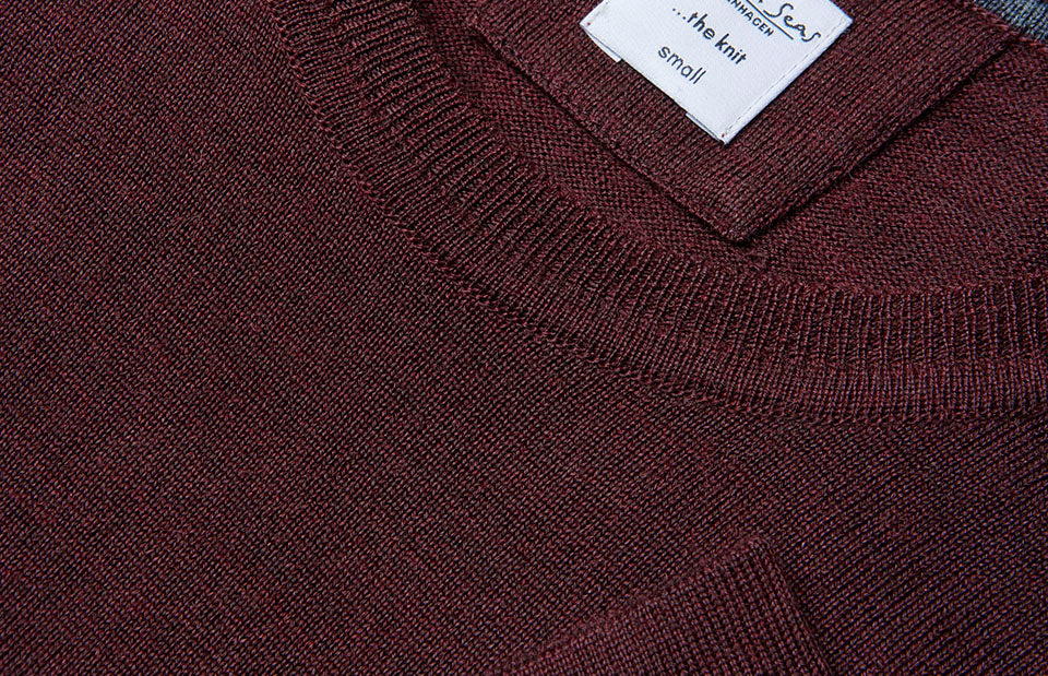 ID S640 SEVEN SEAS The knit | o-neck | dame nærbillede til broderi