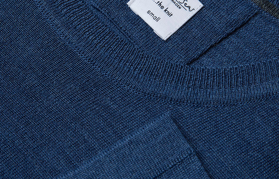 ID S640 SEVEN SEAS The knit | o-neck | dame produktbillede med logo