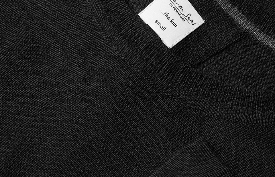 ID S640 SEVEN SEAS The knit | o-neck | dame materiale med logo