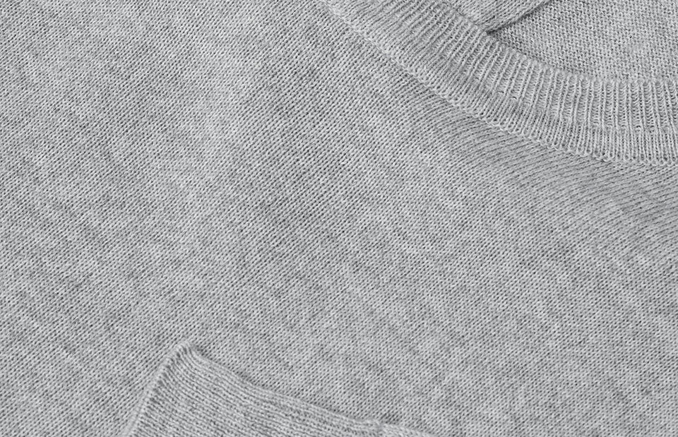 ID S650 SEVEN SEAS The knit | o-neck detalje til broderi