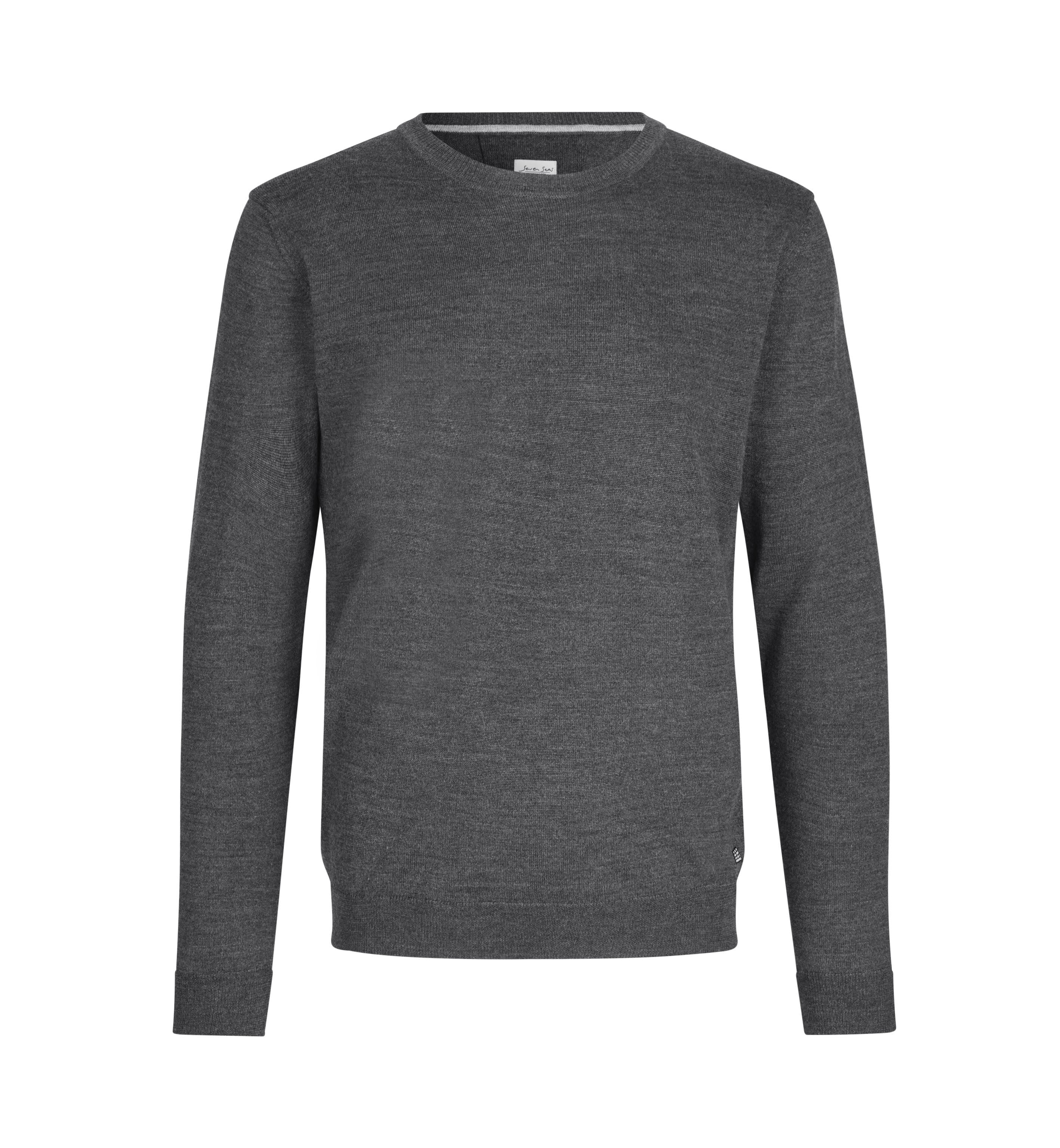ID S650 SEVEN SEAS The knit | o-neck materiale med firmalogo