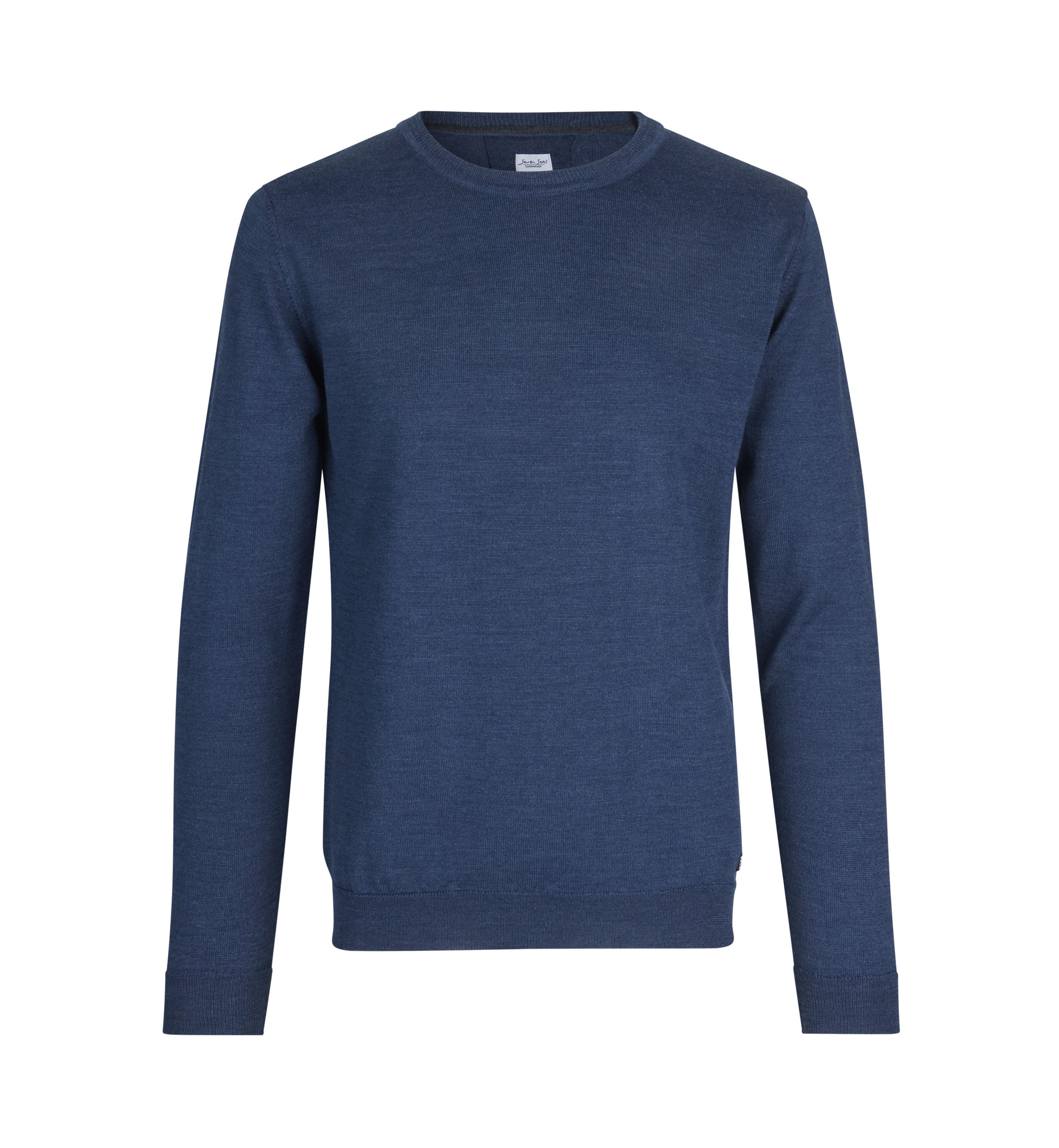 ID S650 SEVEN SEAS The knit | o-neck detalje med firmalogo