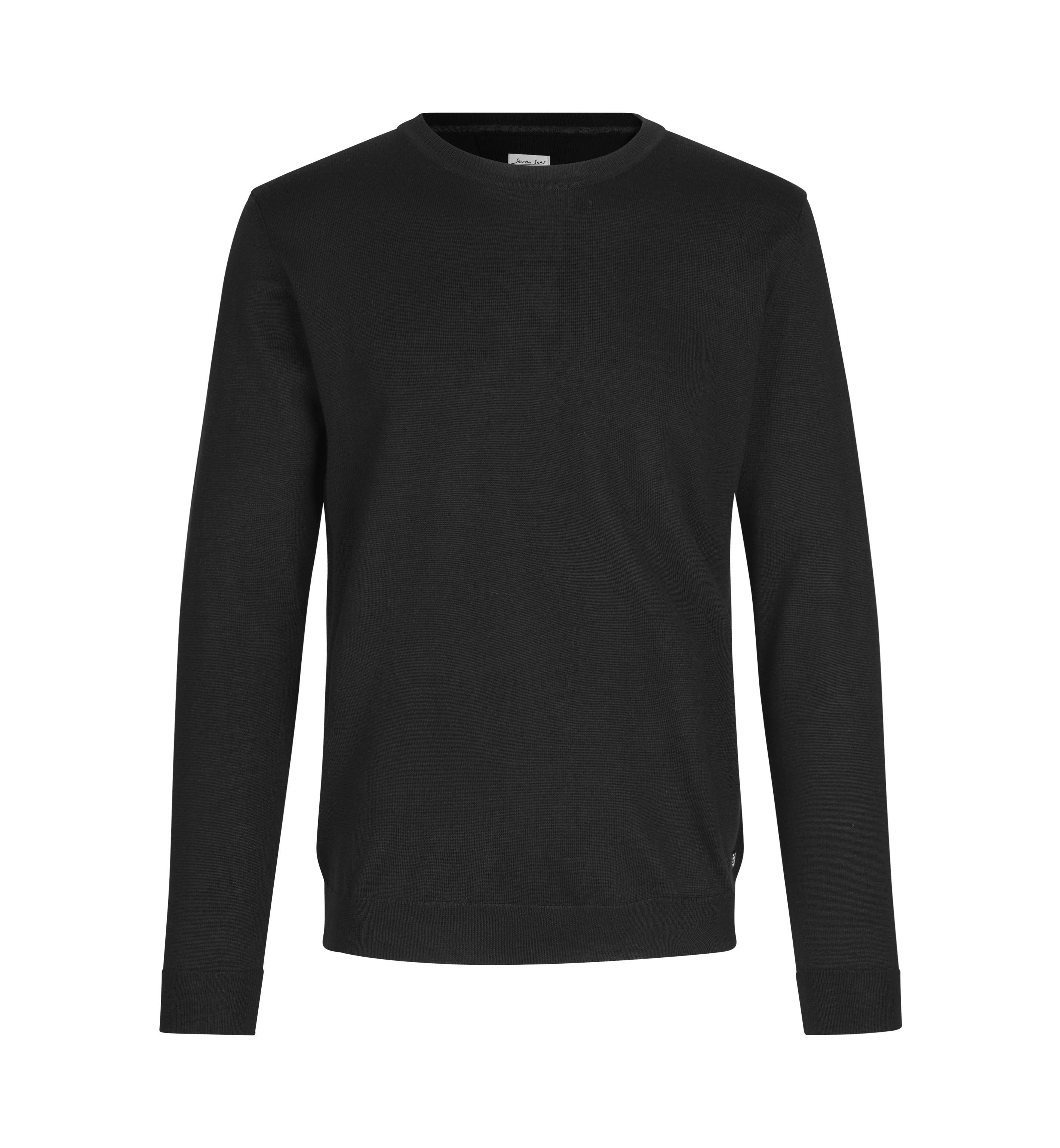 ID S650 SEVEN SEAS The knit | o-neck produktbillede med firmalogo