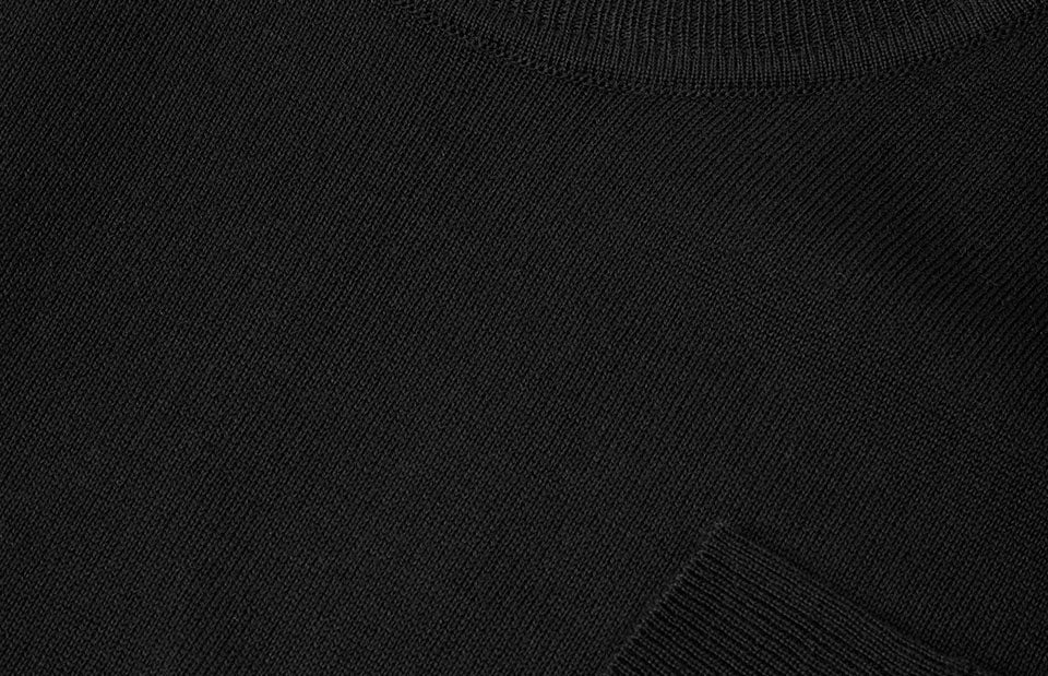 ID S650 SEVEN SEAS The knit | o-neck materiale til broderi