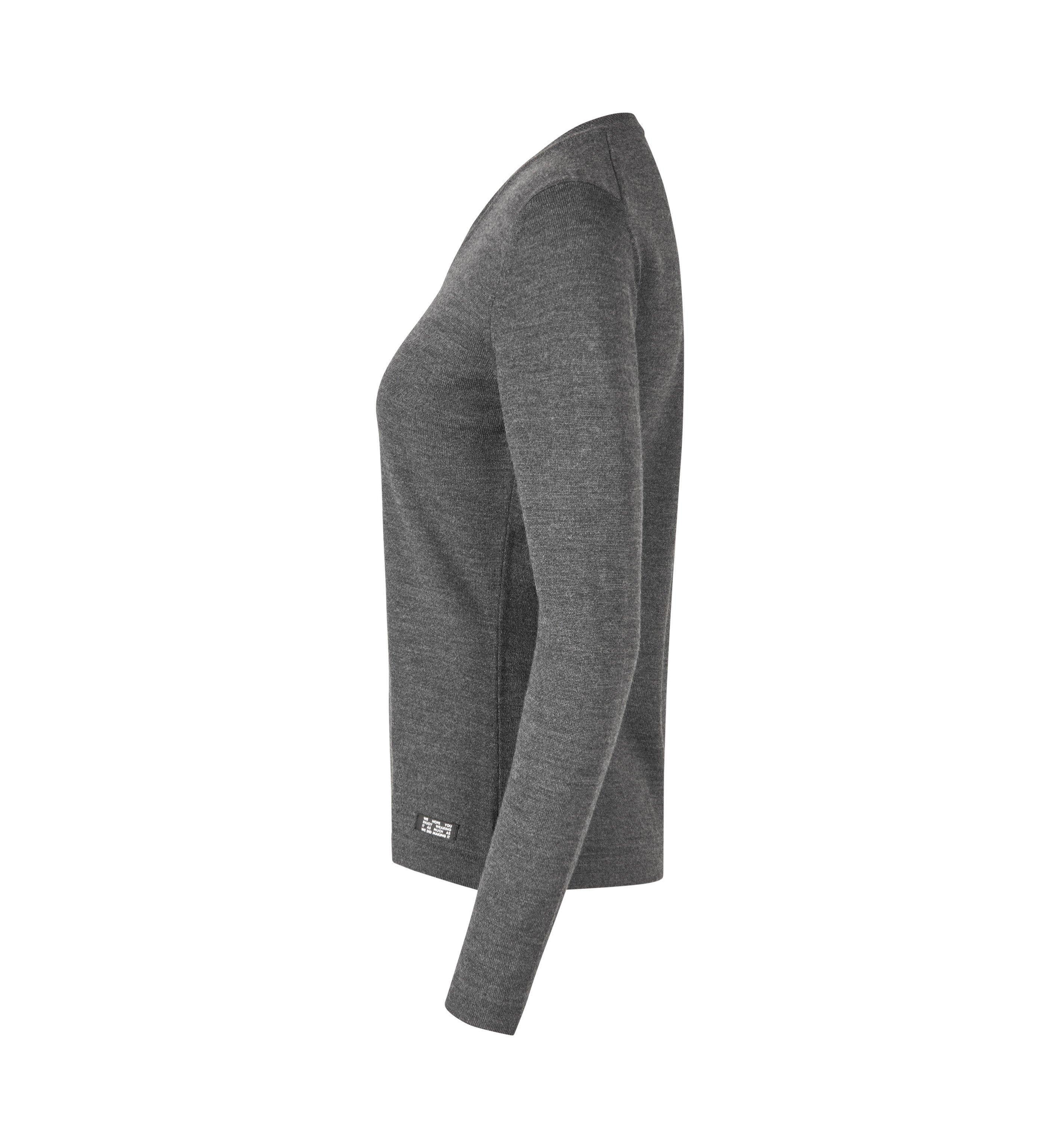 ID S671 SEVEN SEAS The knit | v-neck | dame produktbillede med tryk