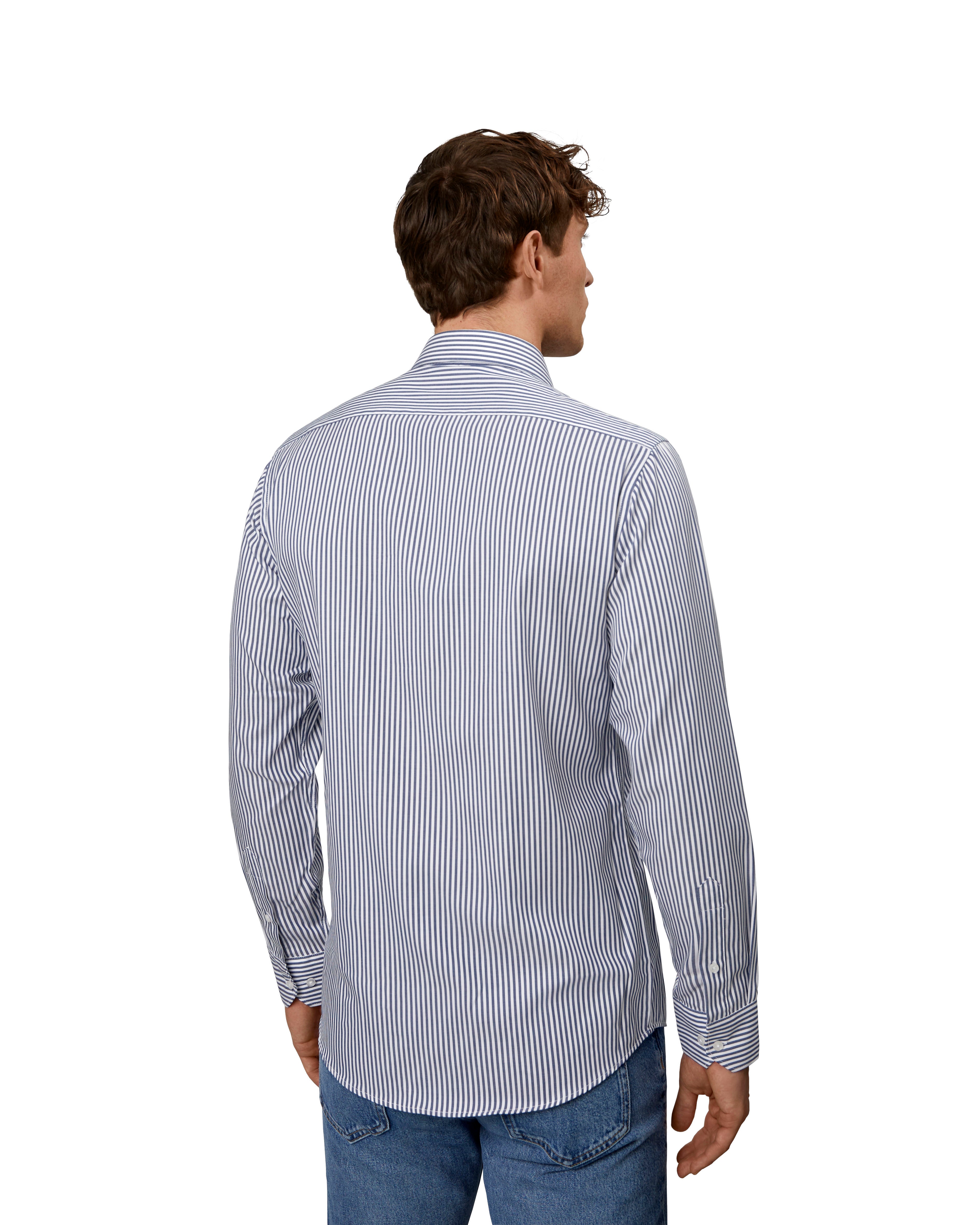 ID S90 SEVEN SEAS Fine Twill Cadet | slim materiale med logo