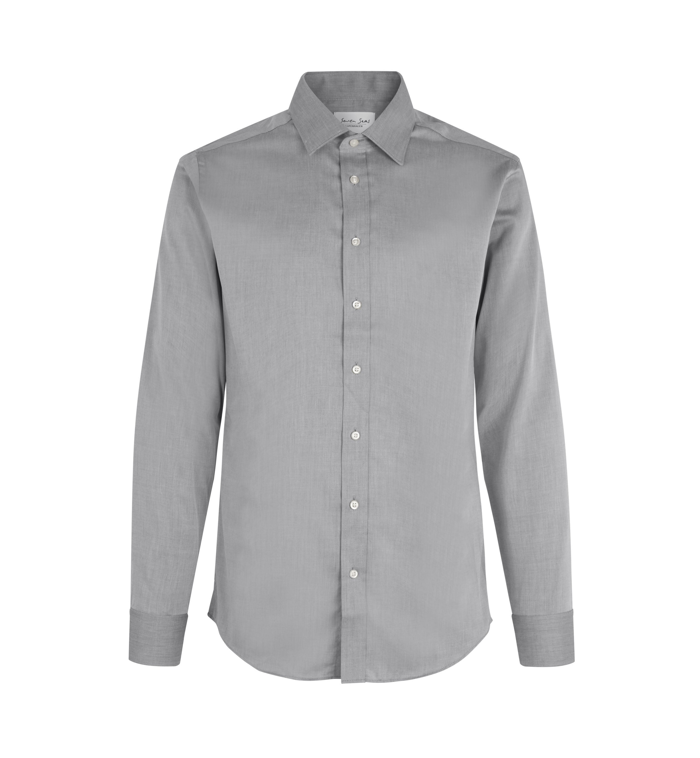 ID SS30 SEVEN SEAS Fine Twill | slim materiale med firmalogo