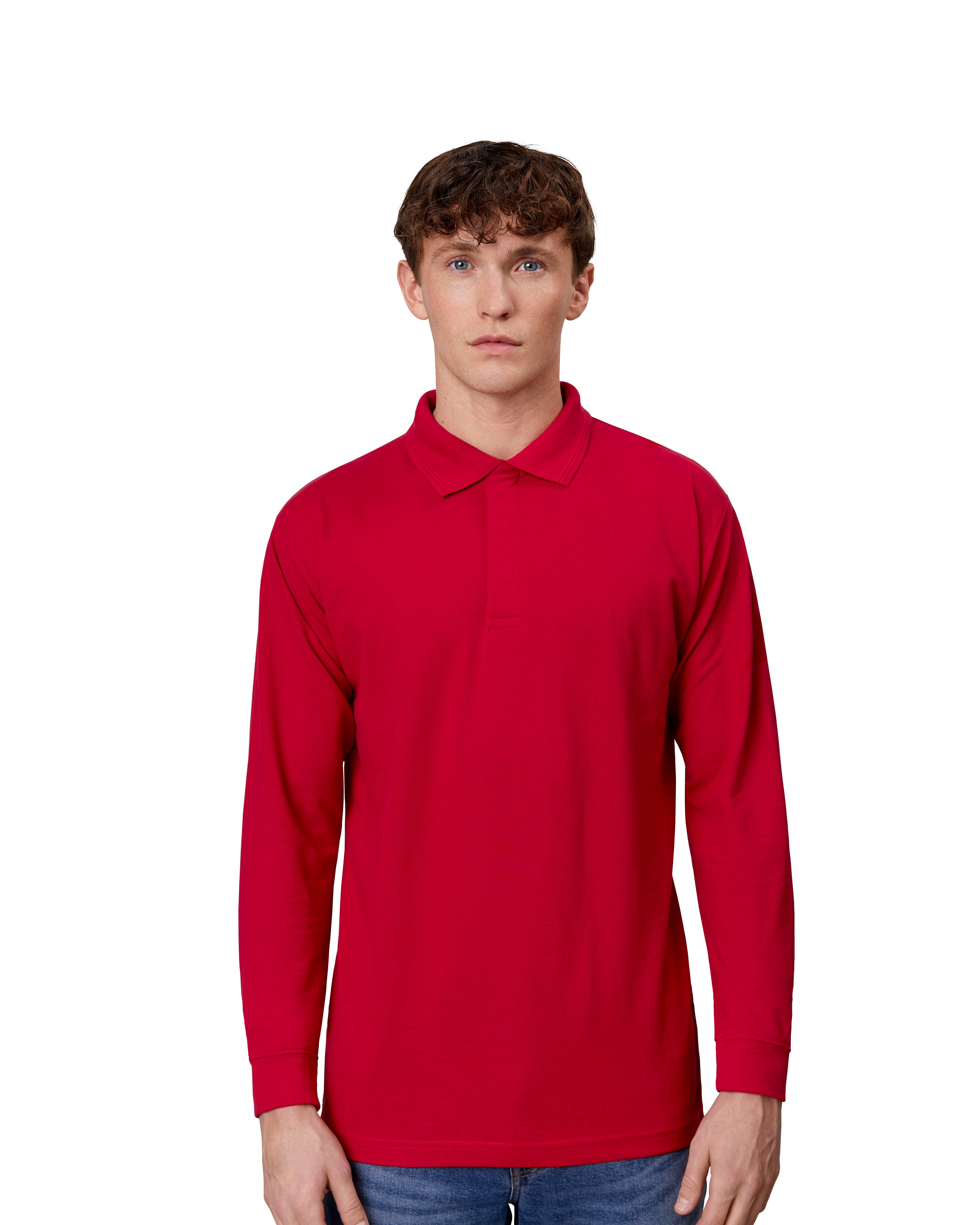 ID 0336 PRO Wear l/æ poloshirt | trykknap produktfoto med firmalogo