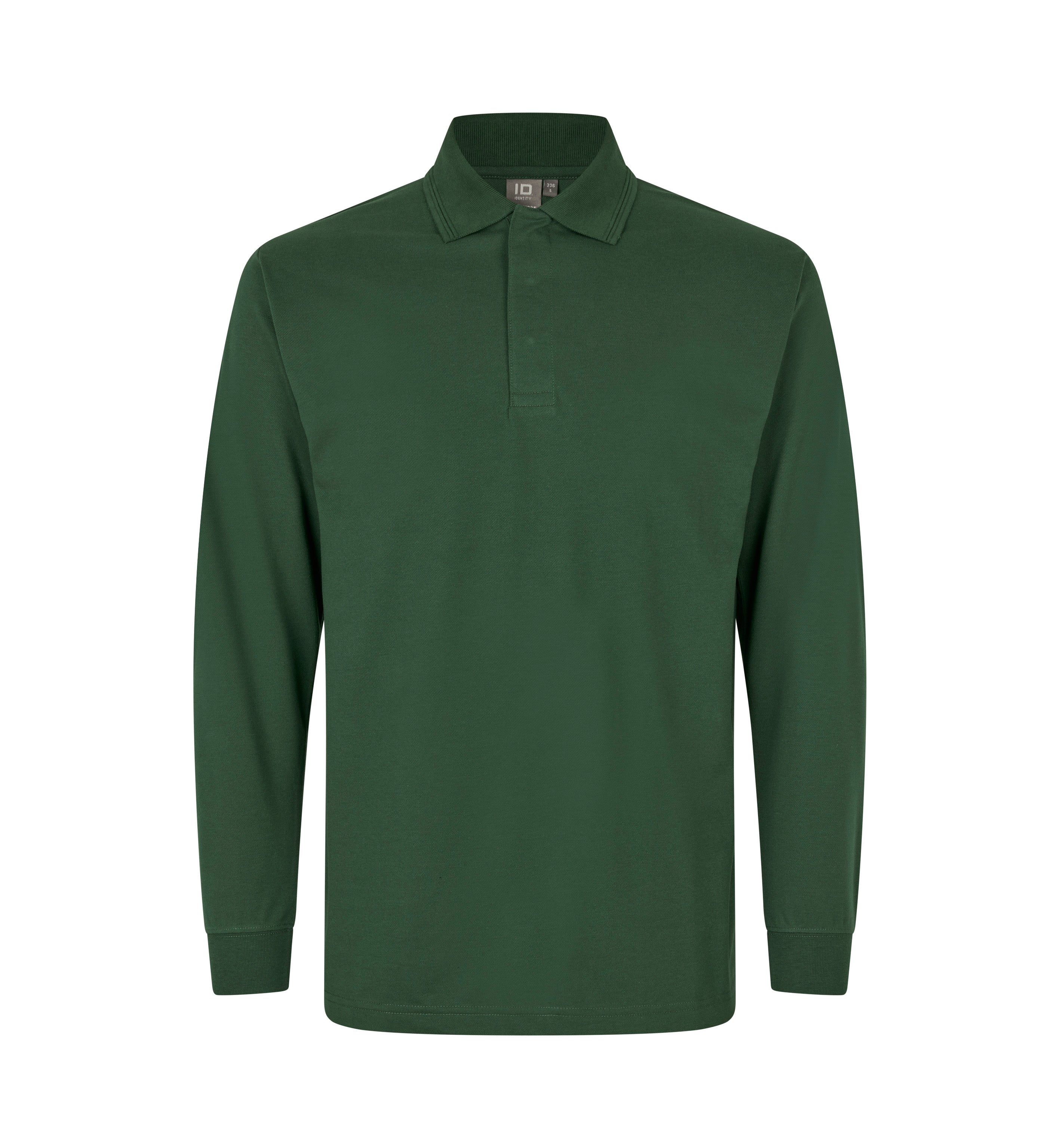 ID 0336 PRO Wear l/æ poloshirt | trykknap materiale med tryk