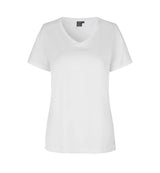 ID 0373 PRO Wear CARE T-shirt | v-hals | dame med tryk eller logo – arbejdstøj og firmatøj