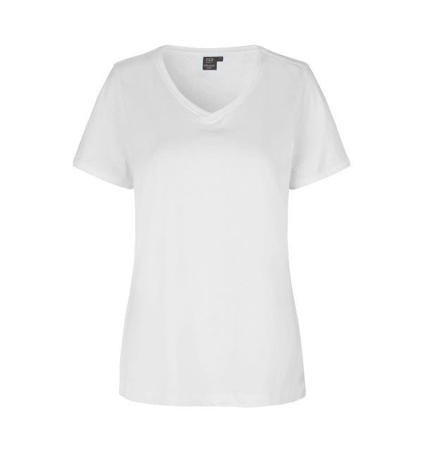 ID 0373 PRO Wear CARE T-shirt | v-hals | dame med tryk eller logo – arbejdstøj og firmatøj
