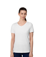 ID 0373 PRO Wear CARE T-shirt | v-hals | dame materiale med firmalogo