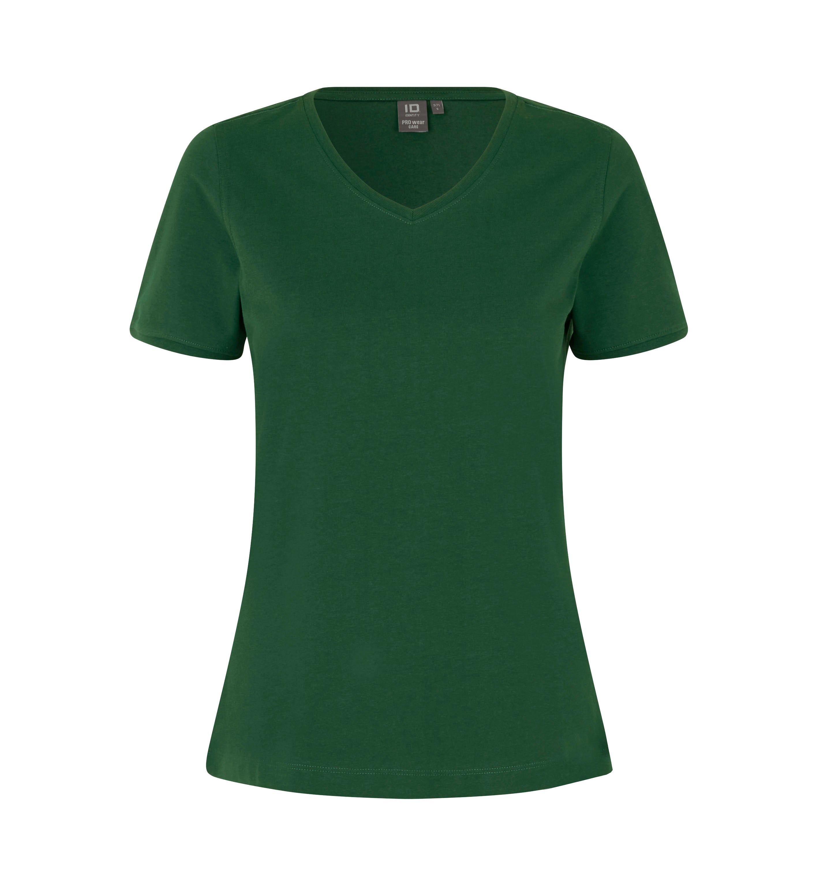 ID 0373 PRO Wear CARE T-shirt | v-hals | dame nærbillede med tryk