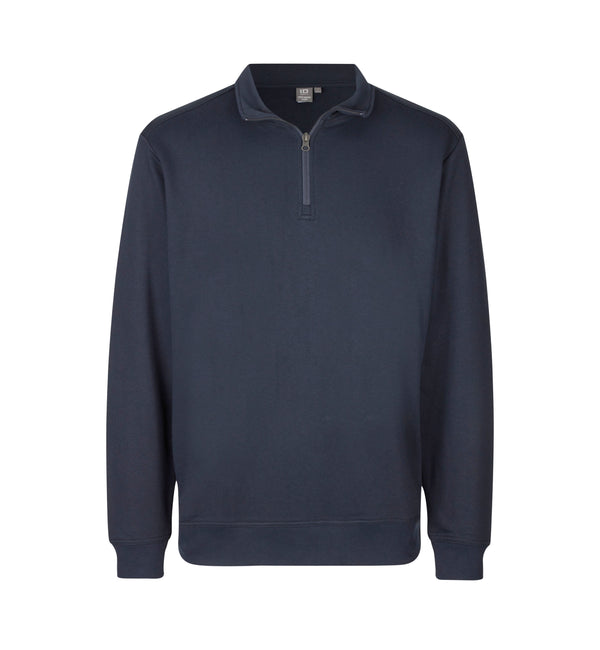 ID 0384 PRO Wear CARE sweat| ubørstet | ¼ zip med tryk eller logo – arbejdstøj og firmatøj