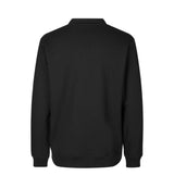 ID 0384 PRO Wear CARE sweat| ubørstet | ¼ zip nærbillede med logo