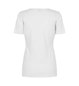 ID 0506 Interlock T-shirt | v-hals | dame produktbillede med logo