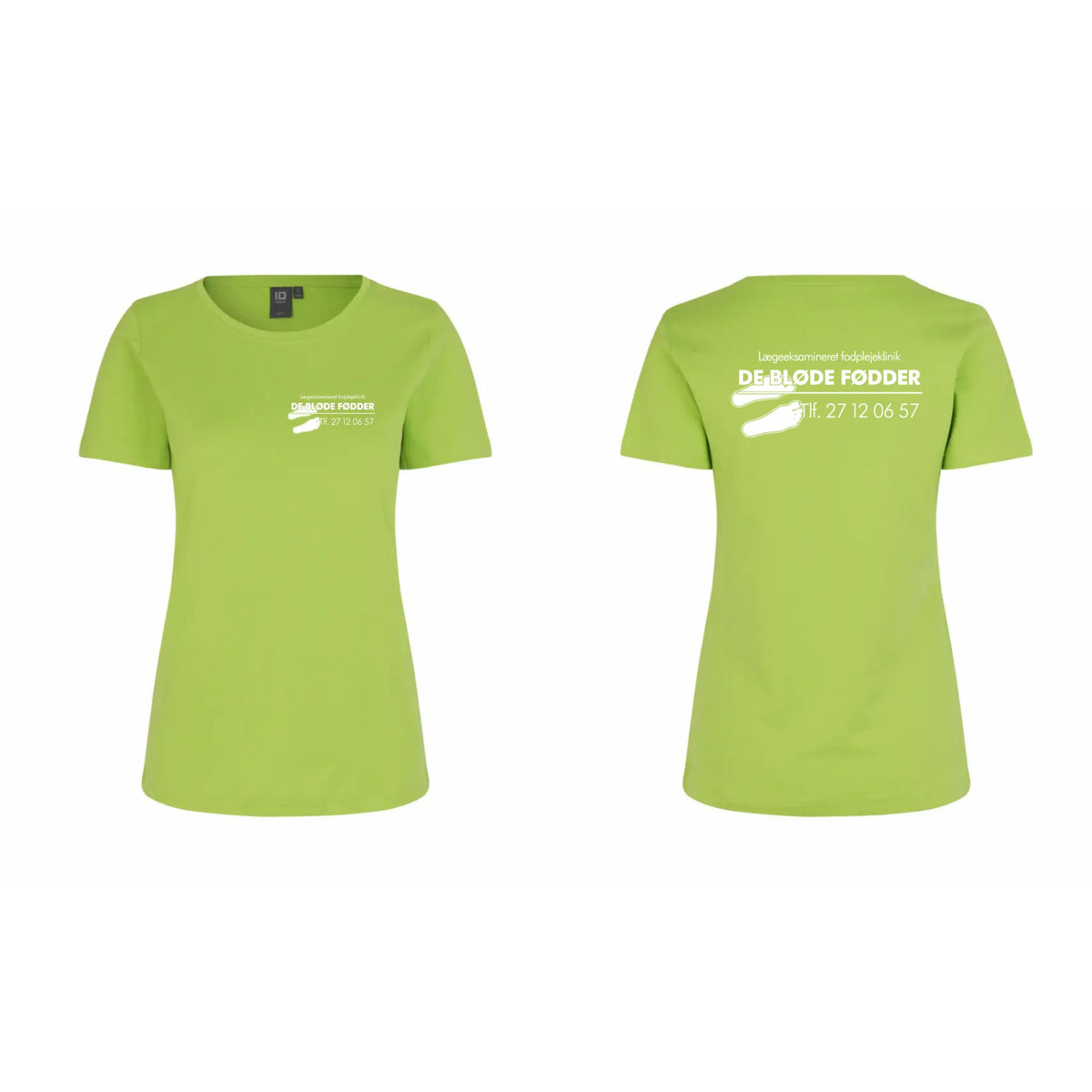 De Bløde Fødders ID 0508 Interlock T-shirt | dame m/tryk