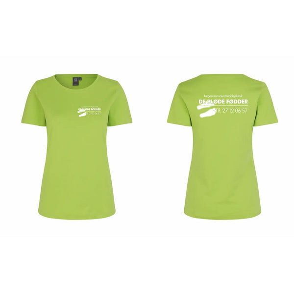 De Bløde Fødders ID 0508 Interlock T-shirt | dame m/tryk