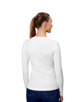 ID 0509 Interlock T-shirt | l/æ | dame nærbillede med logo