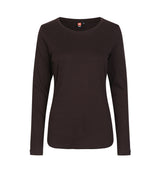 ID 0509 Interlock T-shirt | l/æ | dame nærbillede med tryk