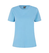 ID 0511 T-TIME® T-shirt | dame nærbillede med tryk