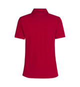 ID 0521 Poloshirt klassisk | dame nærbillede med logo