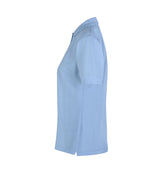 ID 0521 Poloshirt klassisk | dame nærbillede med tryk