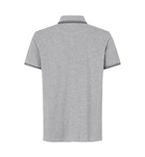 ID 0522 Kontrast poloshirt | stretch nærbillede med logo