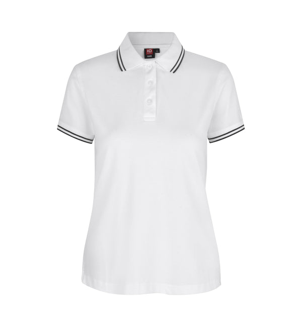 ID 0523 Kontrast poloshirt | stretch | dame med tryk eller logo – arbejdstøj og firmatøj