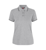 ID 0523 Kontrast poloshirt | stretch | dame materiale med firmalogo