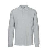ID 0544 Langærmet poloshirt | stretch materiale med firmalogo