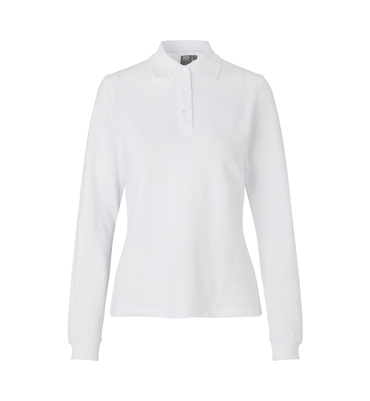 ID 0545 Langærmet poloshirt | stretch | dame