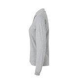 ID 0545 Langærmet poloshirt | stretch | dame produktbillede med tryk