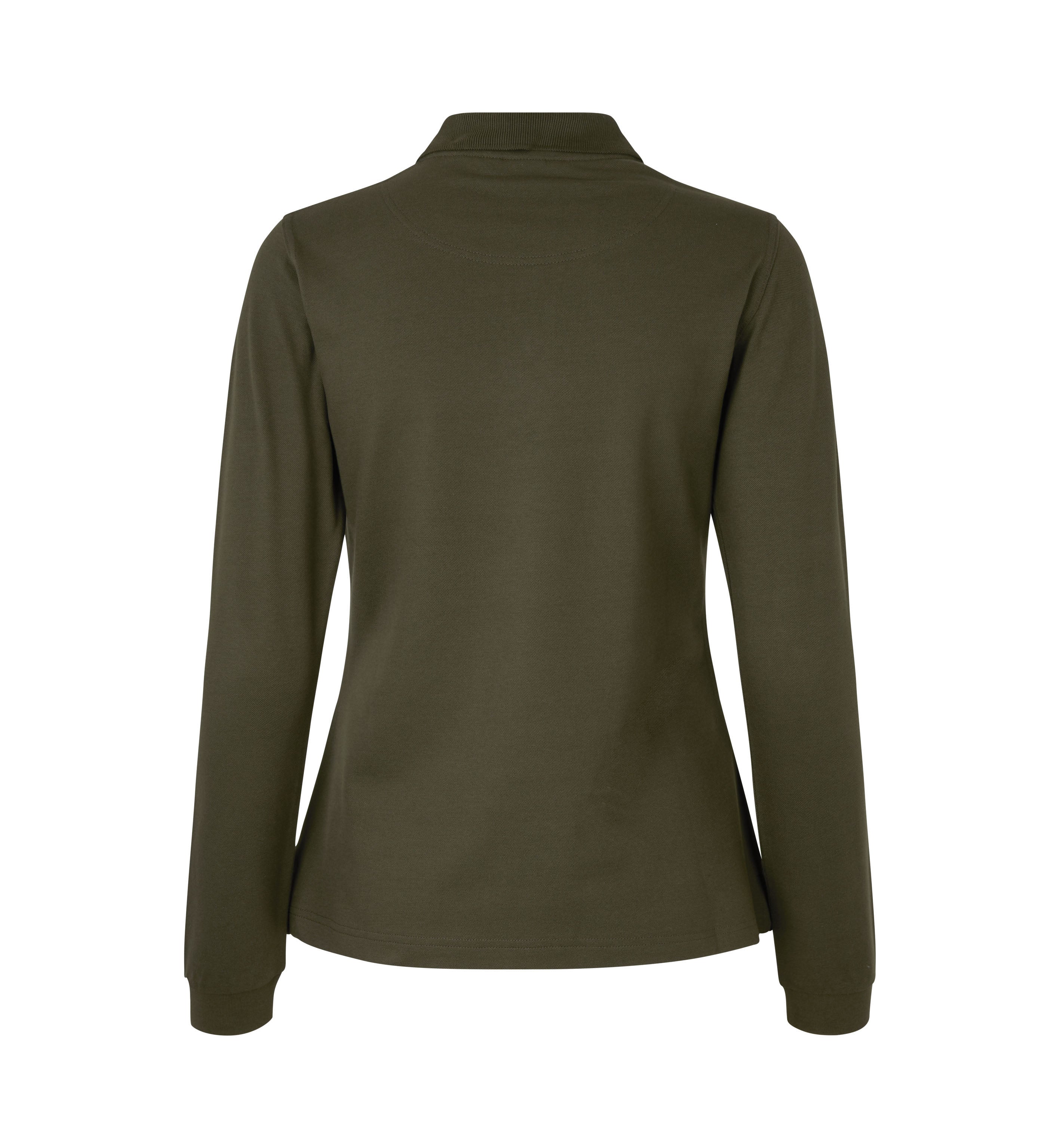 ID 0545 Langærmet poloshirt | stretch | dame produktbillede med logo