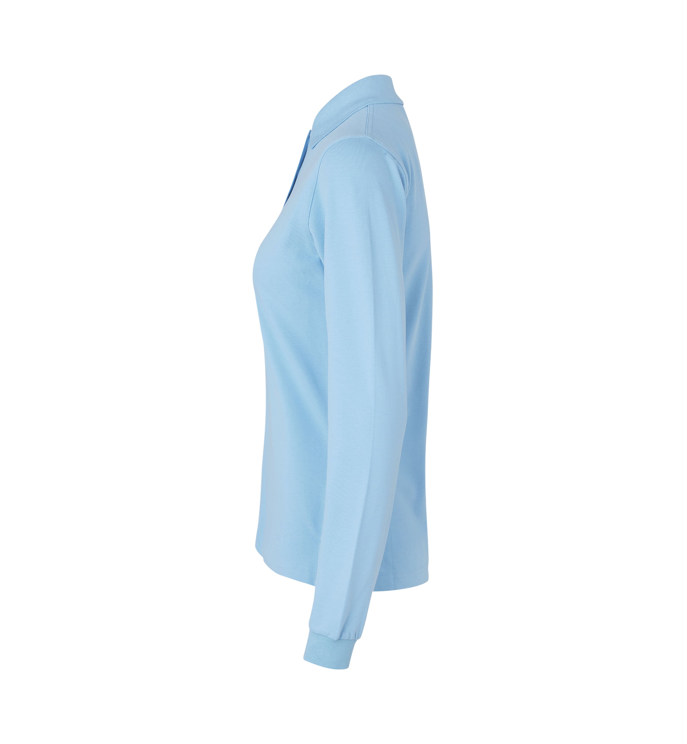 ID 0545 Langærmet poloshirt | stretch | dame detalje med firmalogo