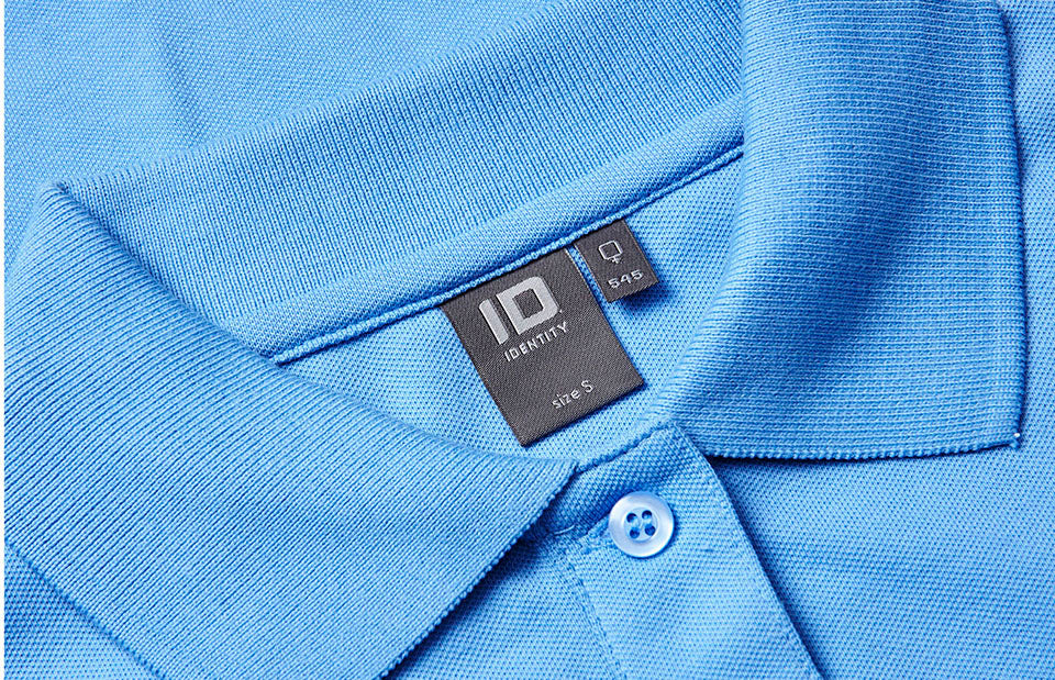ID 0545 Langærmet poloshirt | stretch | dame materiale med logo