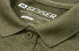 ID 0573 Poloshirt | active | dame nærbillede med tryk