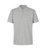 ID 0586 Poloshirt | økologisk nærbillede med tryk