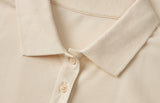 ID 0587 Poloshirt | økologisk | dame produktfoto til broderi