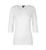 ID 0597 Stretch T-shirt | ¾ ærmet | dame med tryk eller logo – arbejdstøj og firmatøj